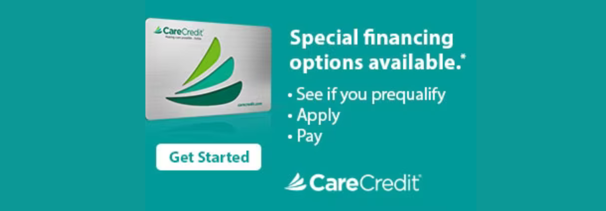 Care Credit Apply Now banner