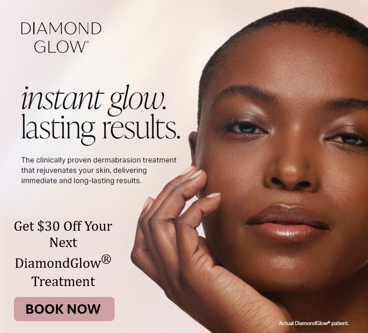 Get $30 off DiamondGlow at Camille Cash MD while supplies last